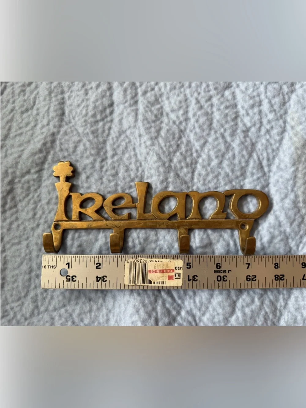Ireland brass key holder